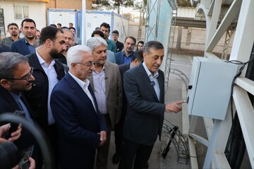نیروگاه‌های خورشیدی ۱۴ دستگاه اجرایی خراسان شمالی افتتاح شد