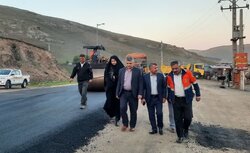 جمشیدی: اجرای روکش آسفالت محور اسالم به گردنه الماس آغاز شد