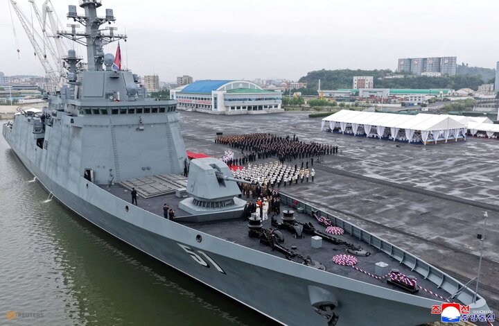 Kim stresses punishing North Korean enemies during visit to Cho Hyun destroyer
