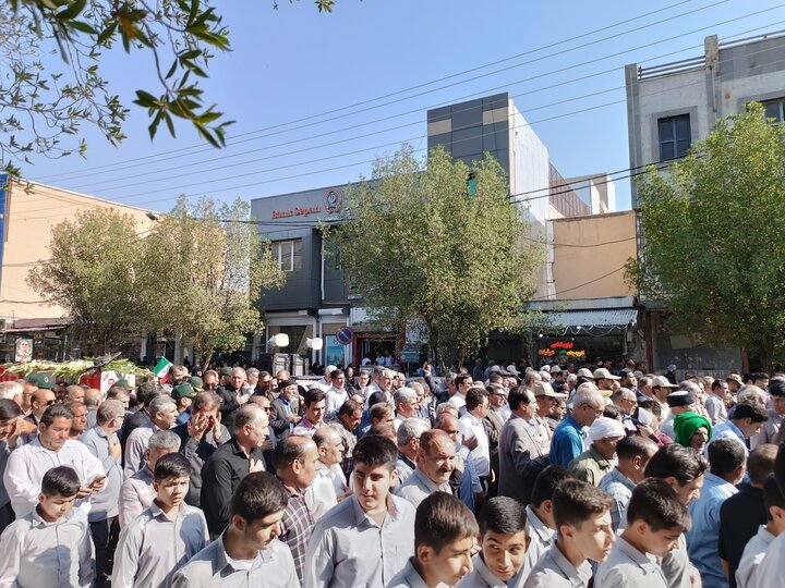 وداع پرشکوه مرزداران دهلران با «سردار شهید حاج نظر همتی»