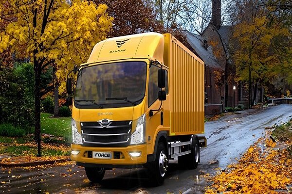 عرضه کامیون فورس 6 تن کابین خوابدار بهمندیزل در بورس کالا