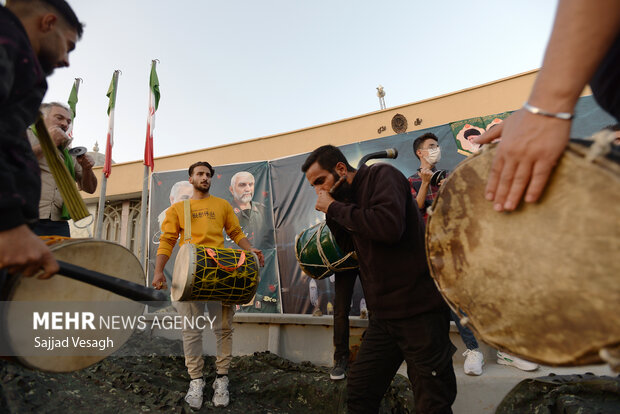 گردهمایی دلداگان مقاومت در حمایت از کاروان صمود در همدان