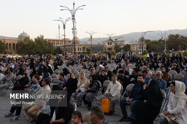 گردهمایی دلداگان مقاومت در حمایت از کاروان صمود در همدان