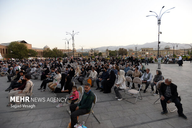 گردهمایی دلداگان مقاومت در حمایت از کاروان صمود در همدان