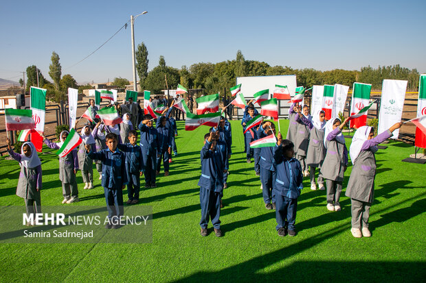افتتاح سه‌هزار و دهمین مدرسه برکت در روستای بَگوردی وسطی لرستان