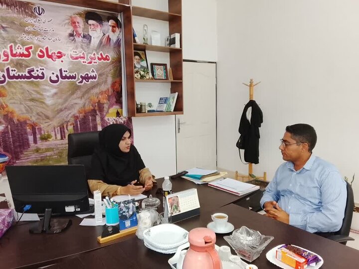 ظرفیت استخرهای کشاورزی تنگستان برای پرورش ماهی استفاده می‌شود