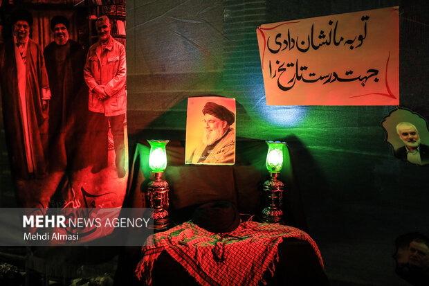 پاسداشت حماسه عملیات طوفان الاقصی در زنجان