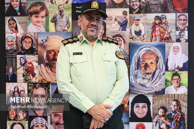 بازدید رئیس پلیس مبارزه با مواد مخدر تهران از خبرگزاری مهر 2