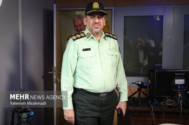 بازدید رئیس پلیس مبارزه با مواد مخدر تهران از خبرگزاری مهر 3