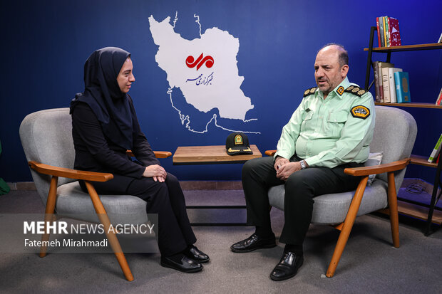 بازدید رئیس پلیس مبارزه با مواد مخدر تهران از خبرگزاری مهر 7