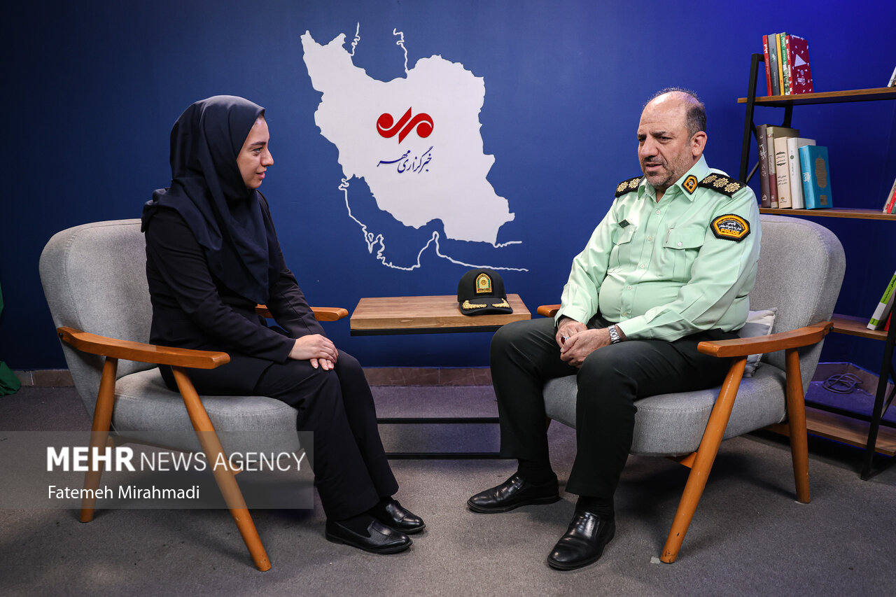 رئیس پلیس مبارزه با مواد مخدر تهران از خبرگزاری مهر بازدید کرد 2