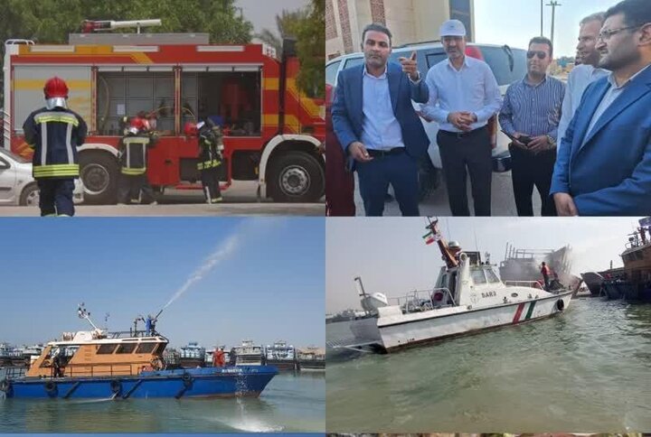 مانور ساعت صفر در بندر دیلم برگزار شد مانور ساعت صفر در بندر دیلم برگزار شد