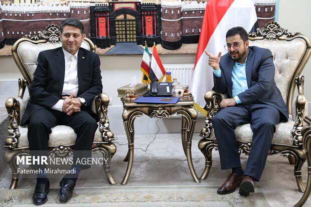 عرض تسلیت معاون بین الملل سازمان بسیج به سفیر یمن
