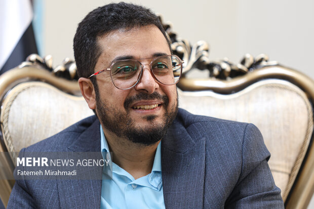 عرض تسلیت معاون بین الملل سازمان بسیج به سفیر یمن