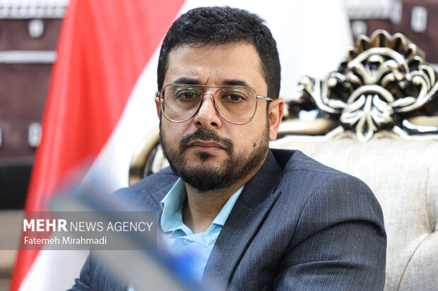 عرض تسلیت معاون بین الملل سازمان بسیج به سفیر یمن