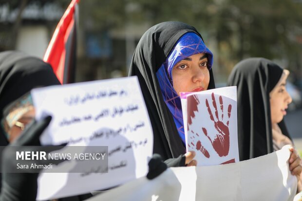 اجتماع دانشجویان مشهدی همزمان با دومین سالگرد عملیات طوفان الاقصی