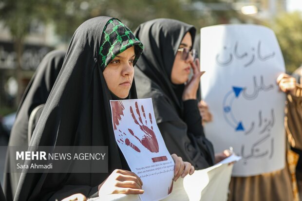 اجتماع دانشجویان مشهدی همزمان با دومین سالگرد عملیات طوفان الاقصی