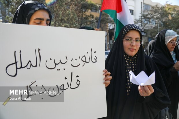 اجتماع دانشجویان مشهدی همزمان با دومین سالگرد عملیات طوفان الاقصی
