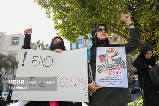 اجتماع دانشجویان مشهدی همزمان با دومین سالگرد عملیات طوفان الاقصی