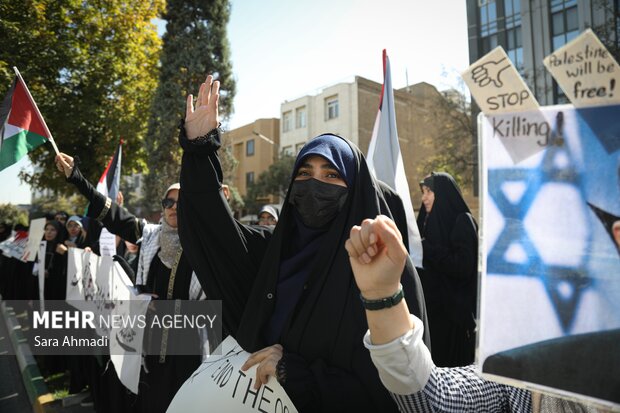 اجتماع دانشجویان مشهدی همزمان با دومین سالگرد عملیات طوفان الاقصی