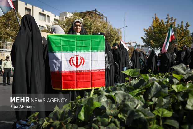 اجتماع دانشجویان مشهدی همزمان با دومین سالگرد عملیات طوفان الاقصی
