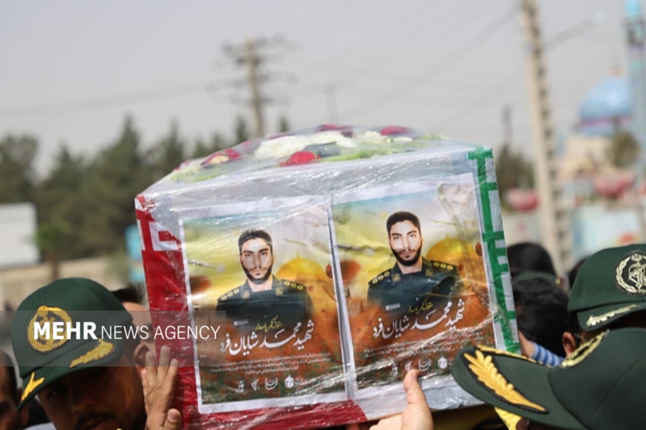داستان جالب محل دفن تنها شهید سیستان و بلوچستان در جنگ 12روزه 3