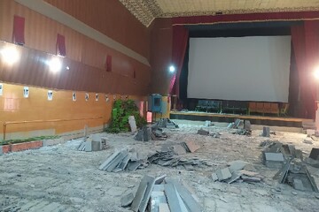 بازسازی مجدد سینمای دهدشت آغاز شد
