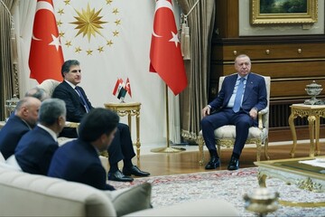 Erdoğan, Neçirvan Barzani'yi kabul etti