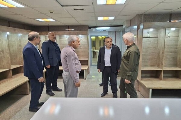 بازدید معاون وزیر ورزش از ورزشگاه تختی 2