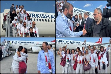 Özgürlük Filosu'ndaki 94 aktivist Türkiye'ye getirildi