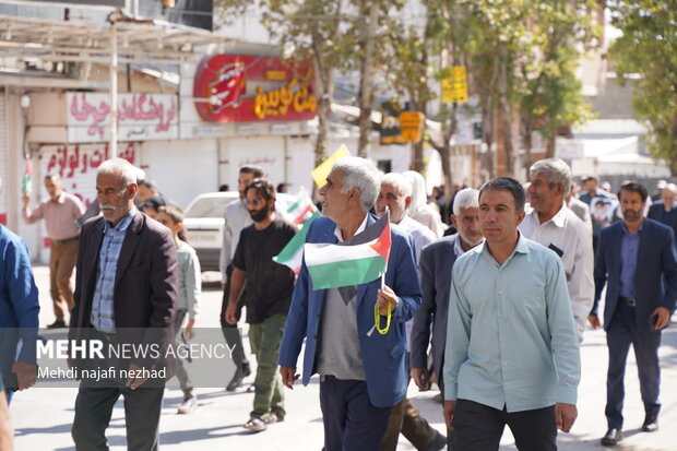 برگزاری جمعه خشم و نصر در شهر یاسوج