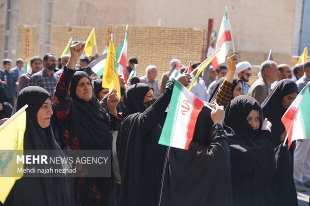 برگزاری جمعه خشم و نصر در شهر یاسوج