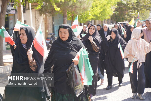 برگزاری جمعه خشم و نصر در شهر یاسوج