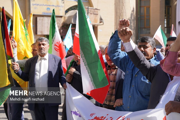 برگزاری جمعه خشم و نصر در شهر یاسوج