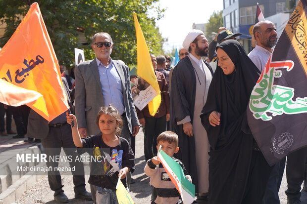 برگزاری جمعه خشم و نصر در شهر یاسوج