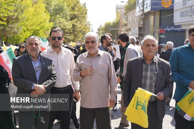 برگزاری جمعه خشم و نصر در شهر یاسوج