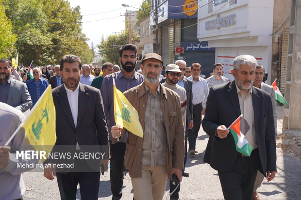 برگزاری جمعه خشم و نصر در شهر یاسوج