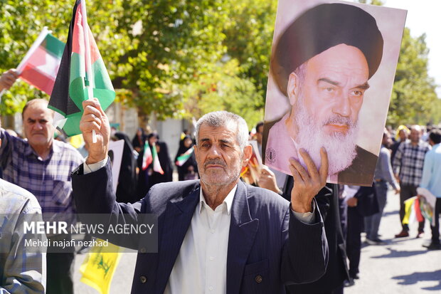 برگزاری جمعه خشم و نصر در شهر یاسوج