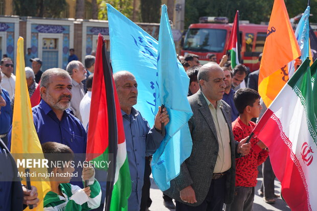 برگزاری جمعه خشم و نصر در شهر یاسوج