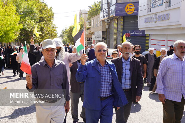برگزاری جمعه خشم و نصر در شهر یاسوج