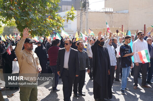 برگزاری جمعه خشم و نصر در شهر یاسوج