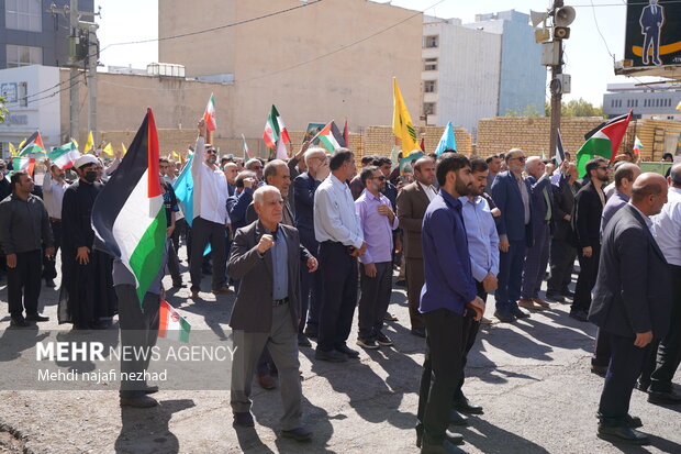 برگزاری جمعه خشم و نصر در شهر یاسوج