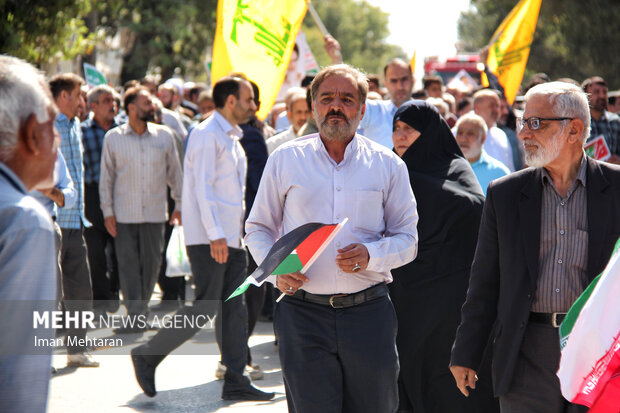 راهپیمایی «جمعه بشارت نصر» در کرمانشاه