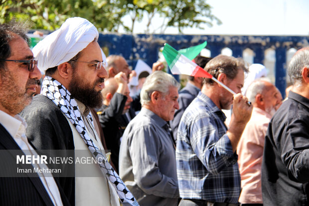 راهپیمایی «جمعه بشارت نصر» در کرمانشاه