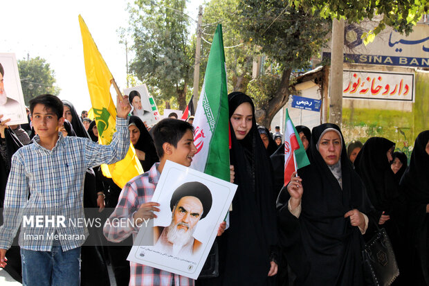 راهپیمایی «جمعه بشارت نصر» در کرمانشاه