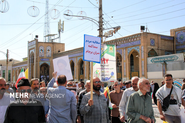 راهپیمایی «جمعه بشارت نصر» در کرمانشاه