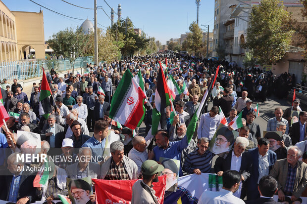 راهپیمایی بشارت نصر در ارومیه