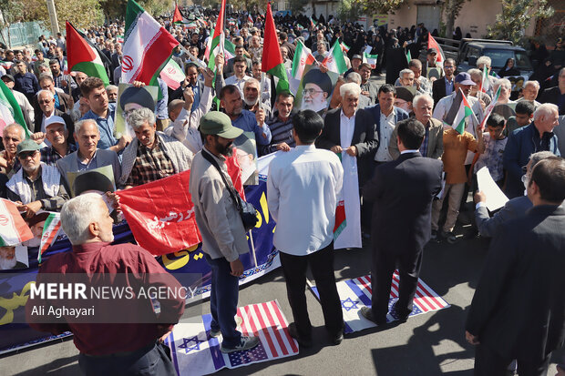 راهپیمایی بشارت نصر در ارومیه