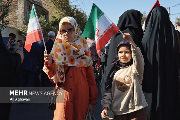 راهپیمایی بشارت نصر در ارومیه