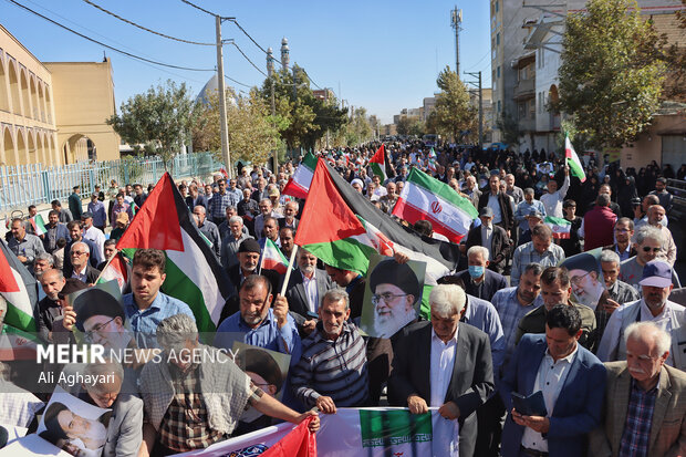 راهپیمایی بشارت نصر در ارومیه